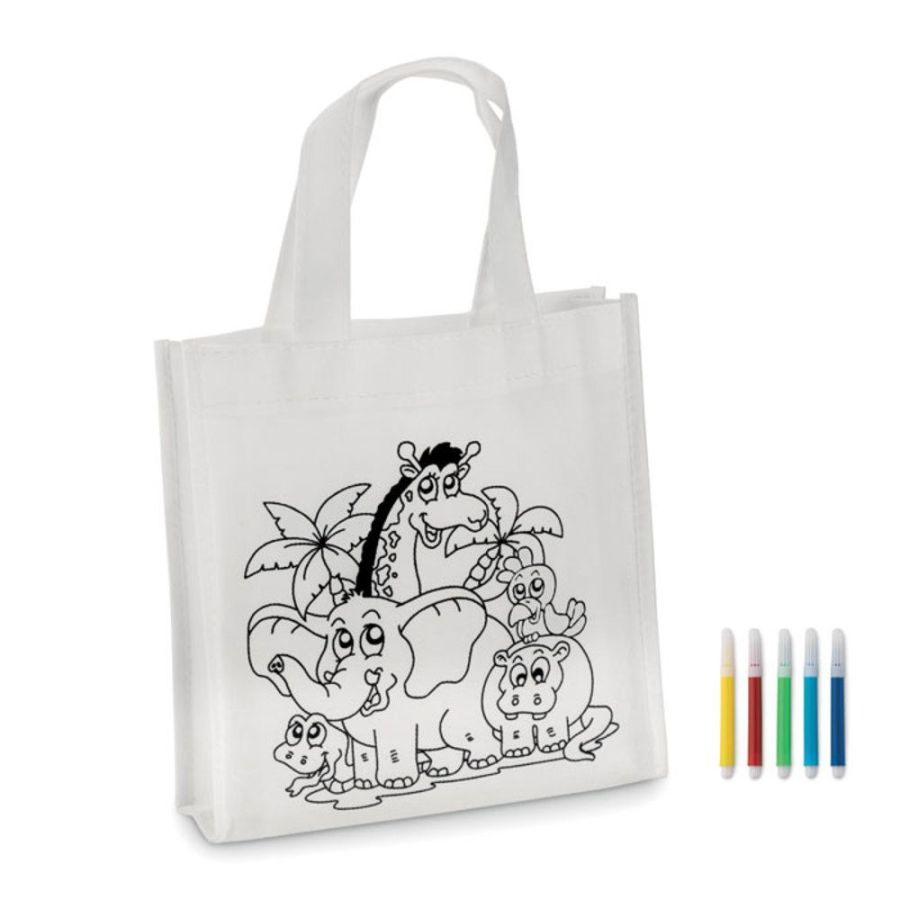 Mochila promocional infantil con rotuladores Shoopie