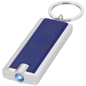 Llavero linterna LED 'Castor' Azul