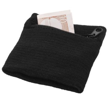 Muñequera absorbente con bolsillo cremallera 'Brisky'