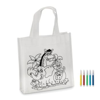 Mochila promocional infantil con rotuladores Shoopie