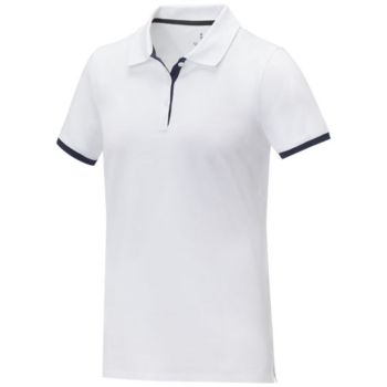 Polo de manga corta de dos tonos para mujer 'Morgan'