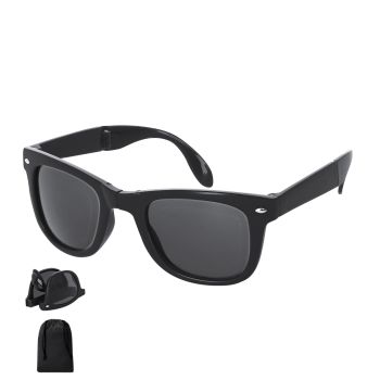 Gafas de sol plegables UV400 con funda Lyron Negro