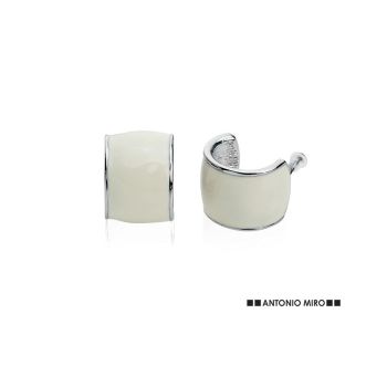 Pendientes personalizados plateados Moss