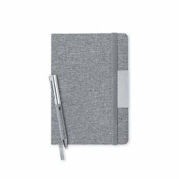Set Wendam Bloc Portada Rígida. 100 Hojas. Bolígrafo Incluido
