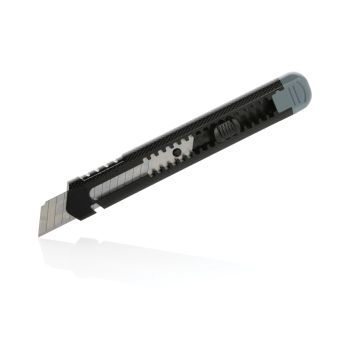 Navaja recargable de plástico reciclado Navu Gris