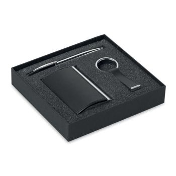 Set de regalo corporativo con tres artículos Kadeau