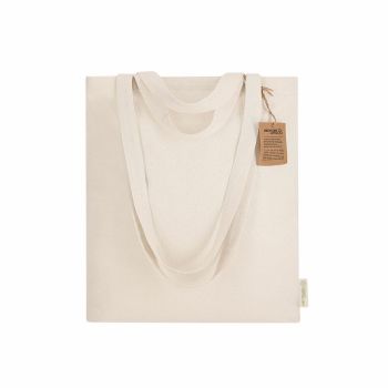 Bolsa algodón reciclado doble asa Drulik