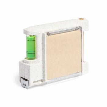 Flexómetro Multifunción Sanwel 3m 12 Notas Adhesivas 4,5 x 4,5 cm. Con Freno y Clip. Bolígrafo Incluido