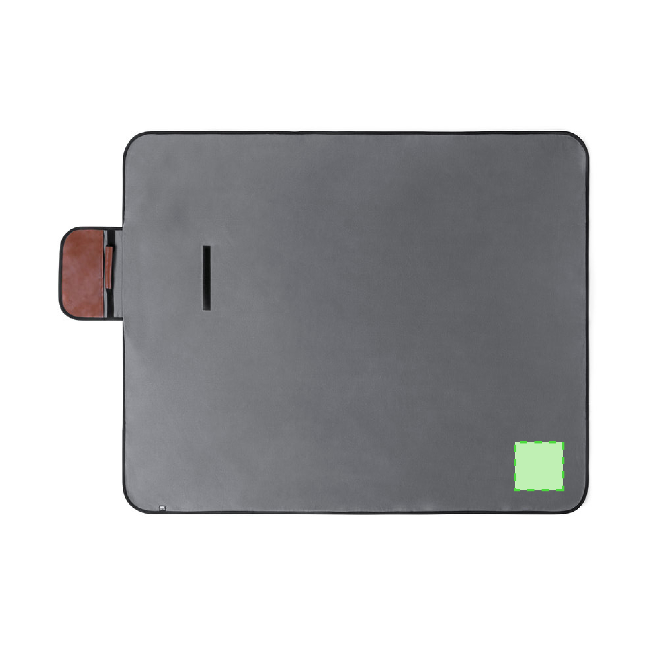 En la esquina de la manta