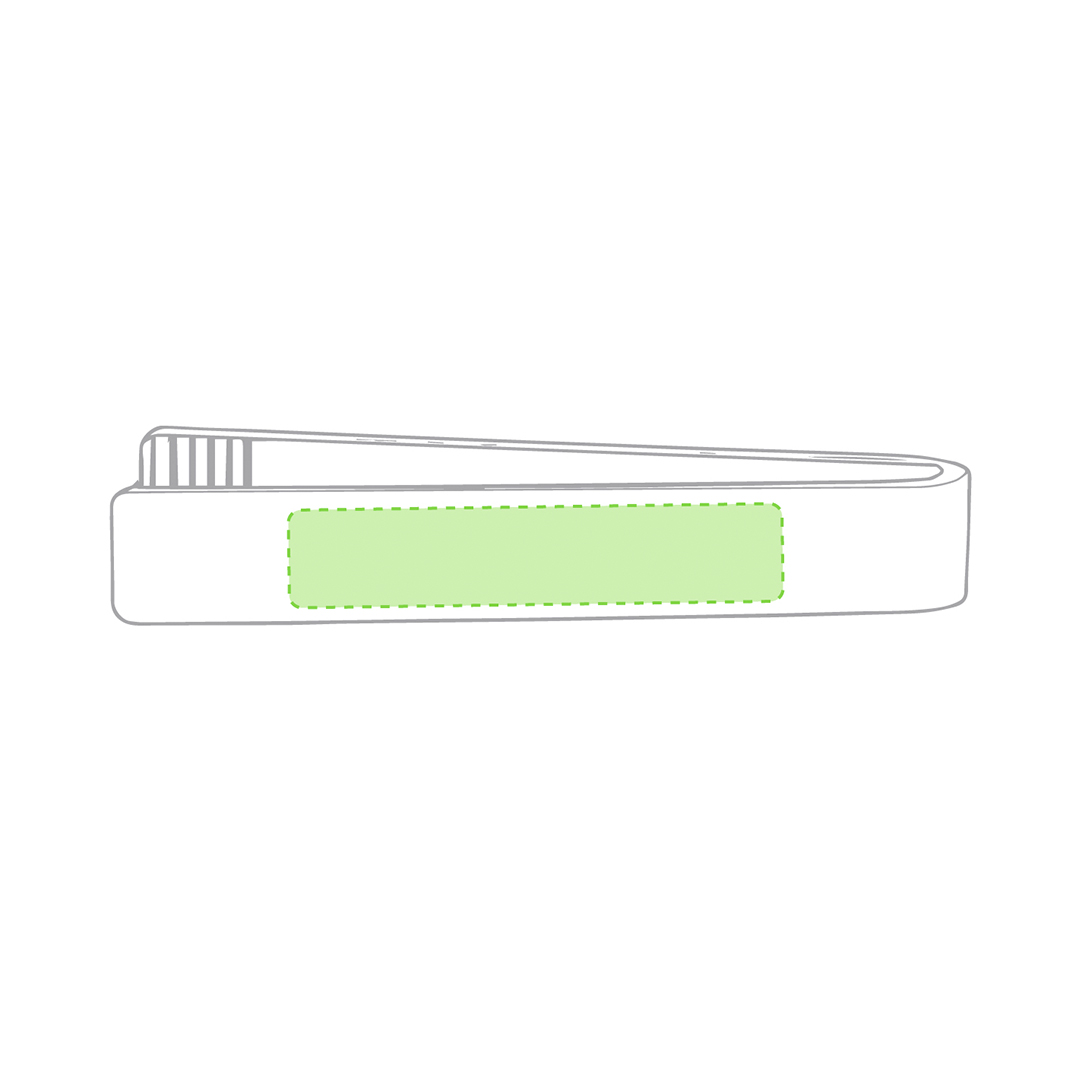 En el lateral de la pinza cara A