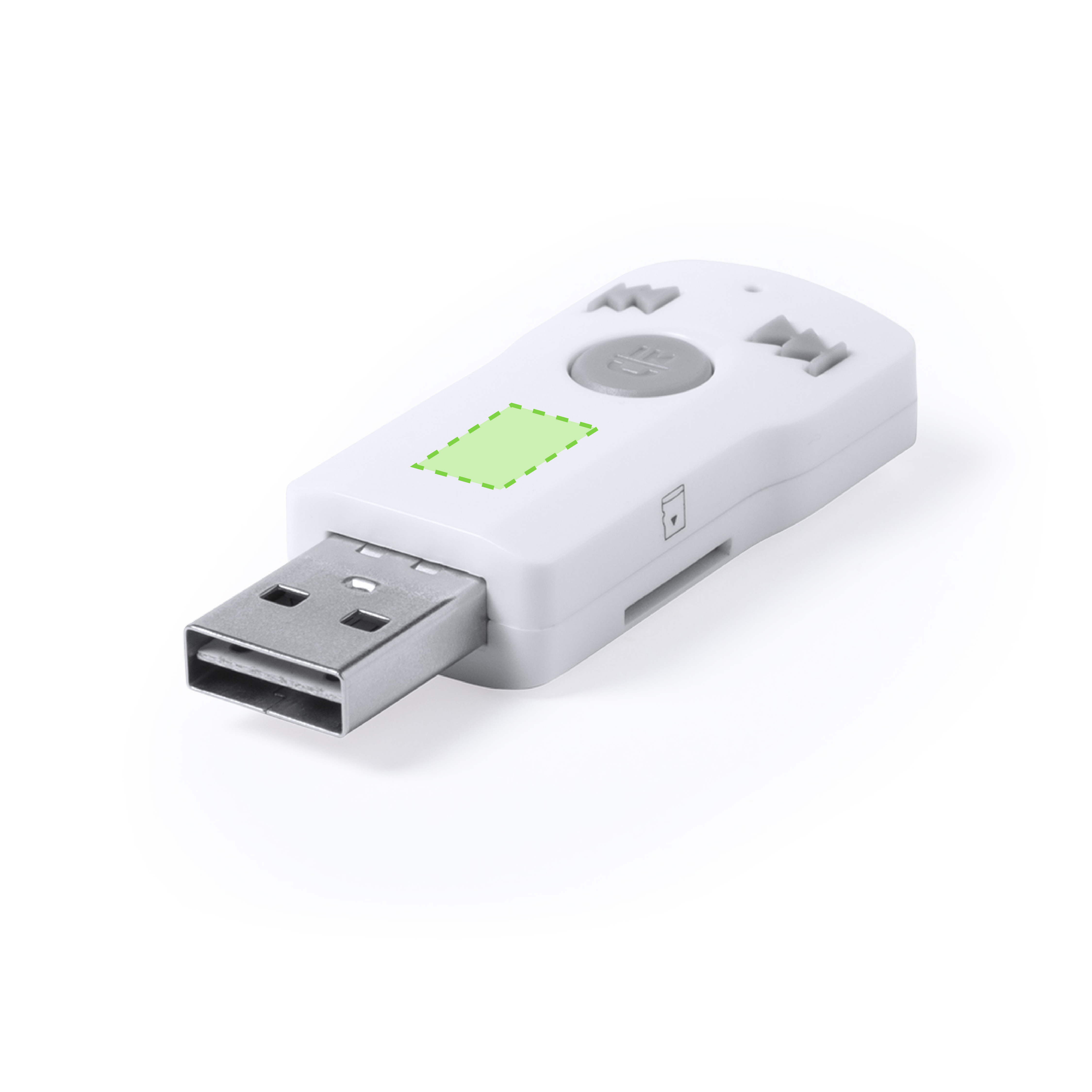 En la cara A del USB