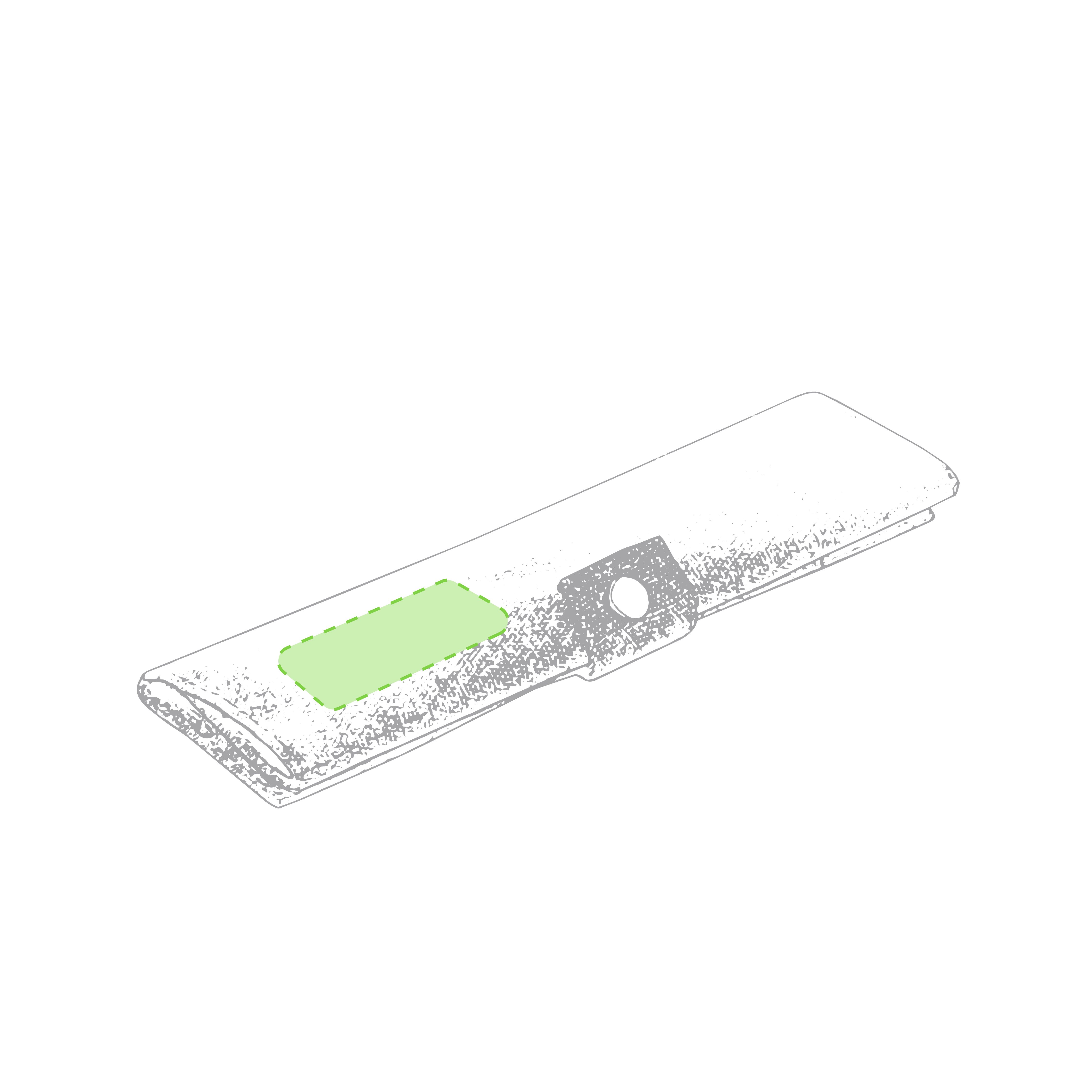 En el lado del botón de cierre